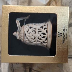 Wedgewood 2003 annual pierced bell ornament.